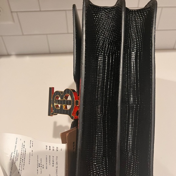 Burberry Embossed Leather Crossbody - Picture 2 of 16